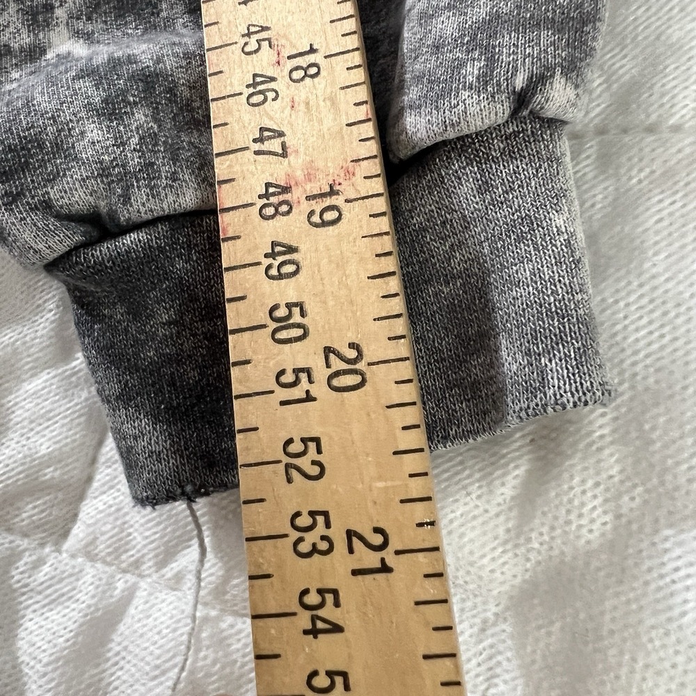 VTG Hanes Stone Aged Rockwear Sweatshirt Gray Acid Washed Buffalo XX LARGE 53" - Picture 8 of 11